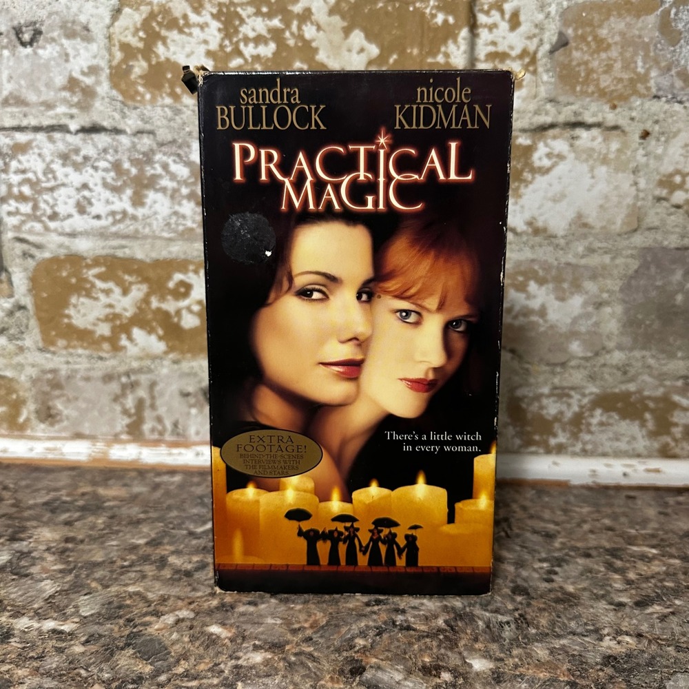 Warner Bros Practical Magic VHS Movie N/A Black Good 90s Witchcore Fantasy